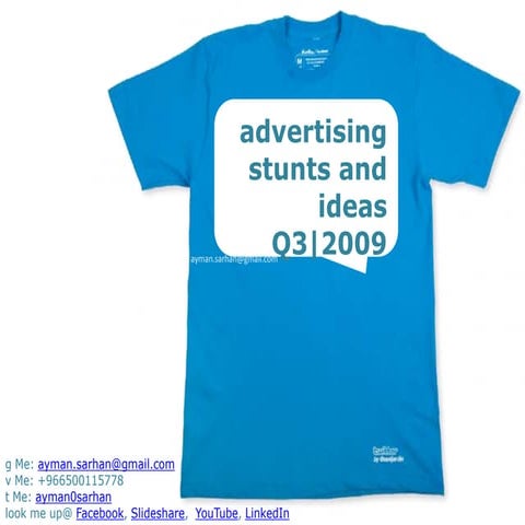 Advertising Stunts And Ideas   Q3|2009