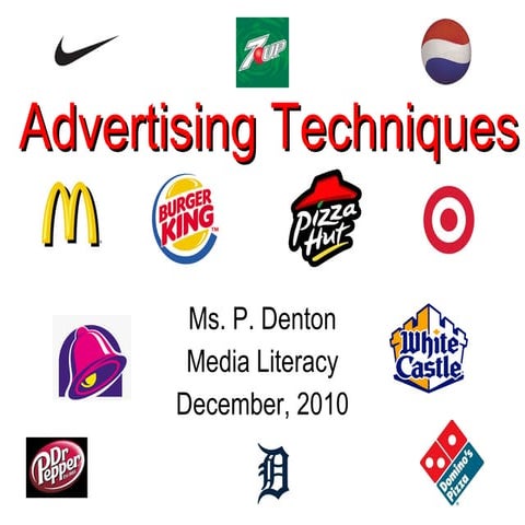 Advertising Techniques