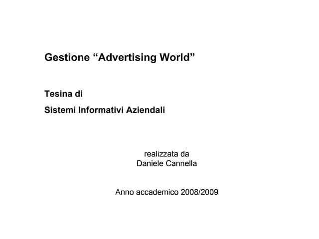 Advertising World