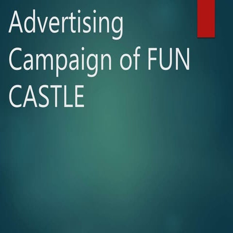 Advertisment campain on marketing management