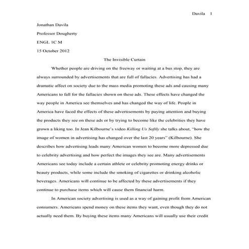 Advertisment Fallacies in the United States