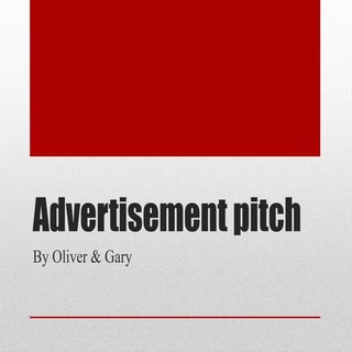 Advert pitch LO2