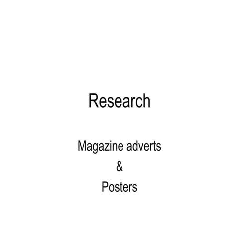 Advert research