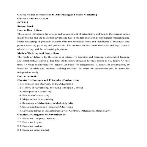 Advertising and social marketing hand out.docx