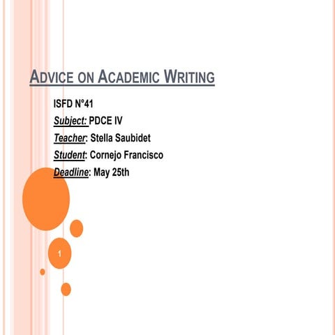 Advice on Academic Writing. By cornejo francisco.pptx