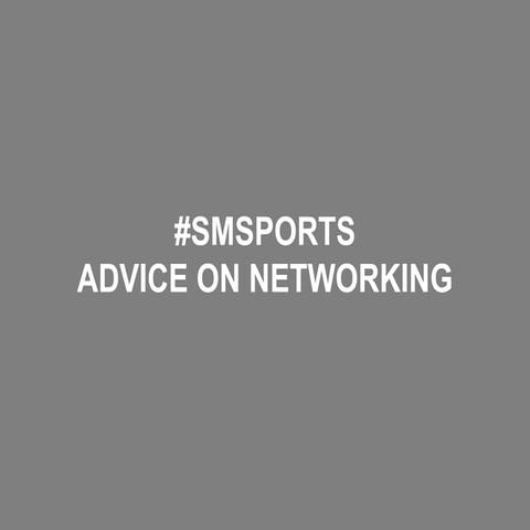 Social Media + Sports Network Advice