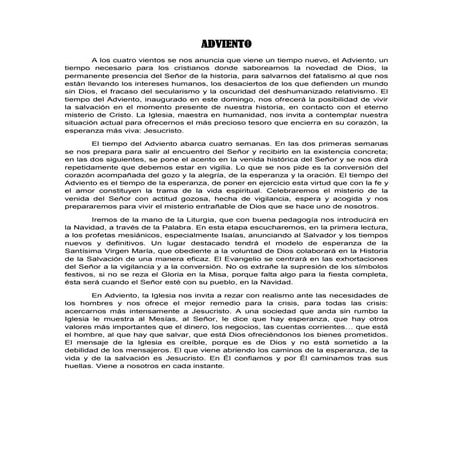 EL ADVIENTO. Definición, características y actitudes.pptx