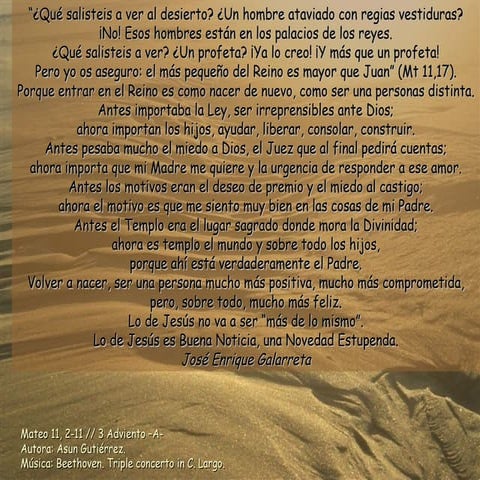 3º Domingo de Advento - A -