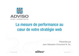 La mesure de performance au coeur de votre stratégie Web