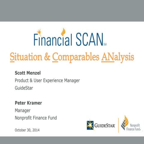 GuideStar Demo (06/26/12) - Financial SCAN for Nonprofits | PDF