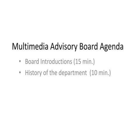 Ohlone College Advisory board meeting