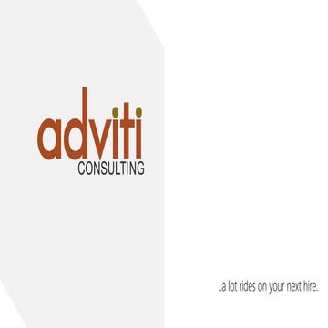 Adviti Consulting - Introduction