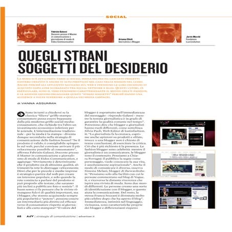 Social Fashion - Adv marzo 2012