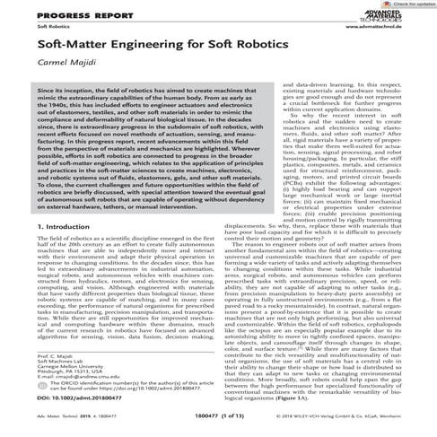 Soft Robotics An Overview | PDF