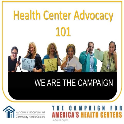 Health Center Advocacy 101 Pptx Health Insurance Insurance