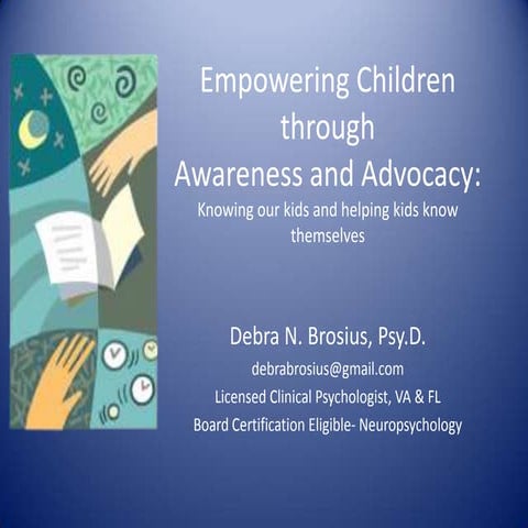 Advocacy By Dr. Debra Brosius