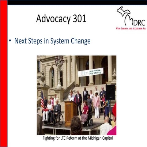 Advocacy 301: next Steps