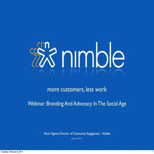 Branding And Advocacy In The Social Age 