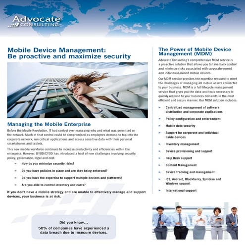 Advocate Consulting - Mobile Device Management
