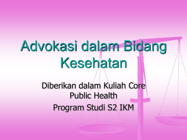 Advokasi Kesehatan