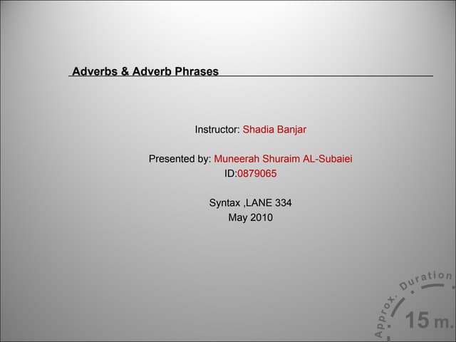 Adv p by muneerah al subaiei