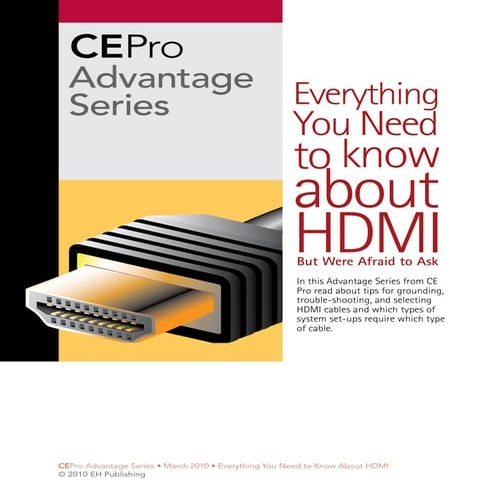 Everything about HDMI