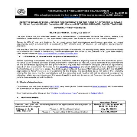 RBI Notification 2015 | PDF
