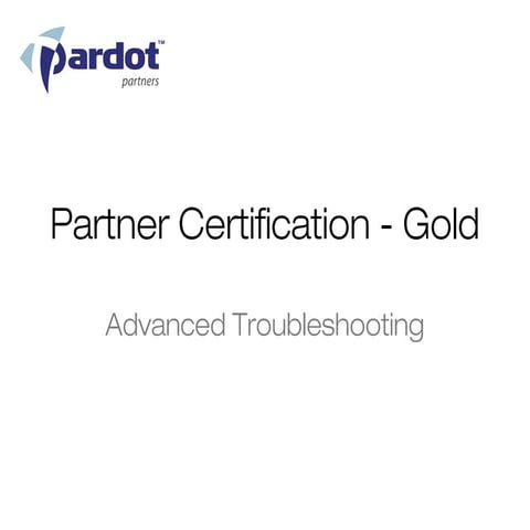 Advanced Troubleshooting