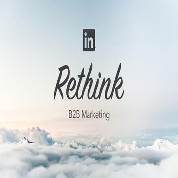 LinkedIn B2B Forum Keynote