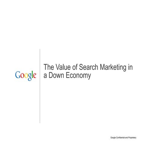 Adwords In A Down Economy