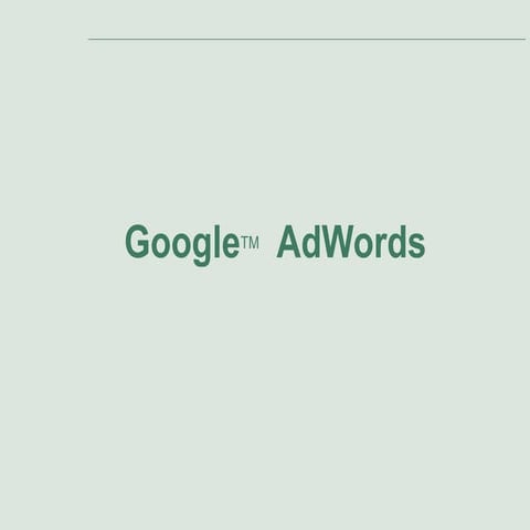 Adwords  - kilts and more