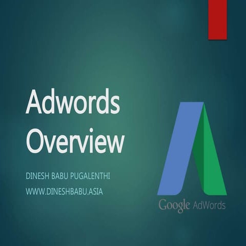 Google Adwords overview & Consulting