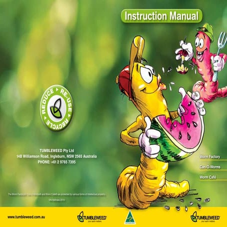 Worm Recycling and Composting Instruction Manual | PDF