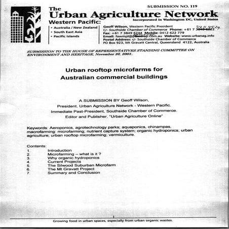 Urban Rooftop Microfarms for Australian Commercial Buildings