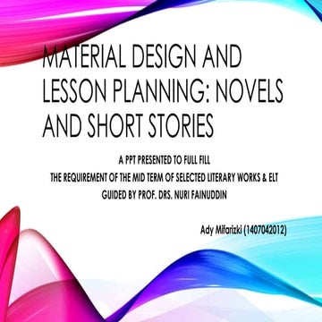 Selected literary work