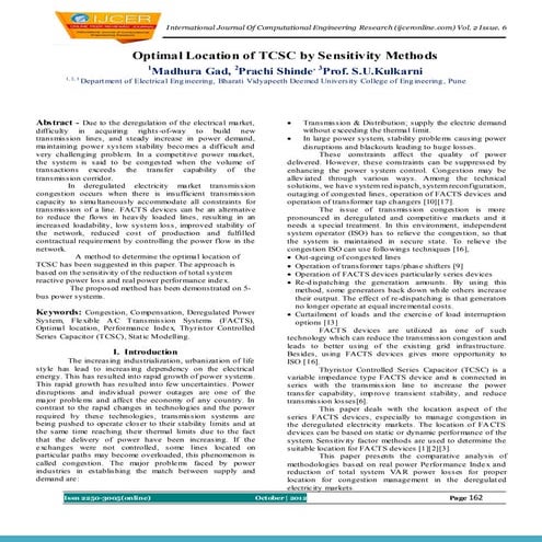  International Journal of Computational Engineering Research(IJCER) 