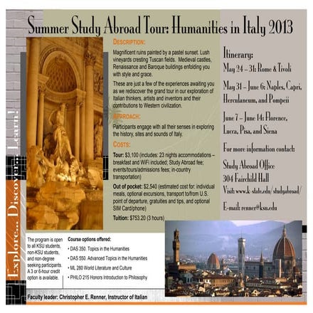 Humanities 2013 Poster