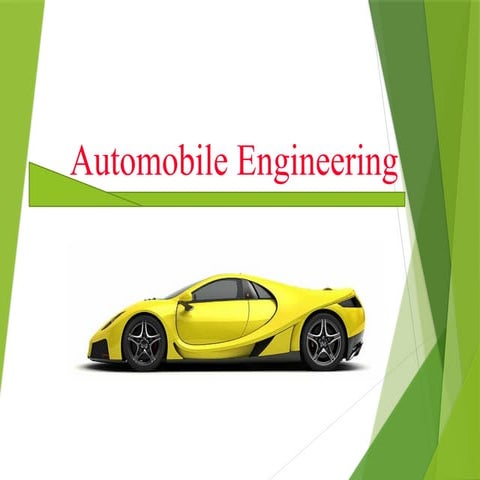 V semester Automobile Engineering UNIT 2 | PPTX