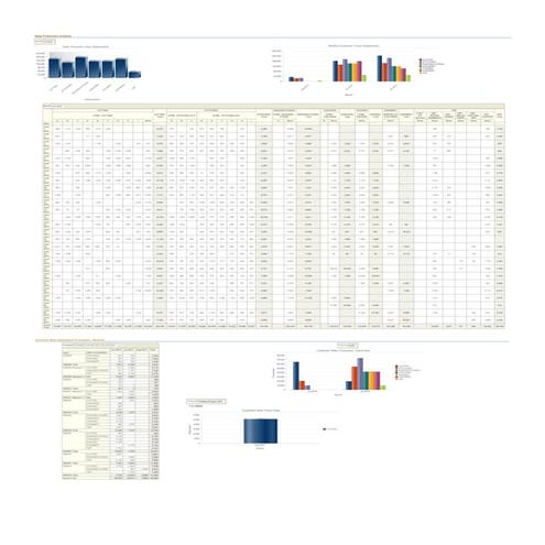 Daily Production & WIP Analysis Dashboard - page 1 | PDF