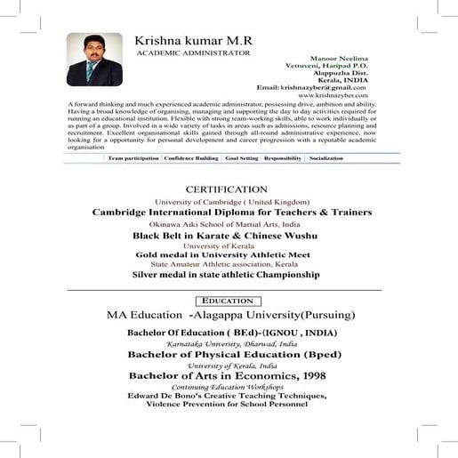 My CV Updated | PDF