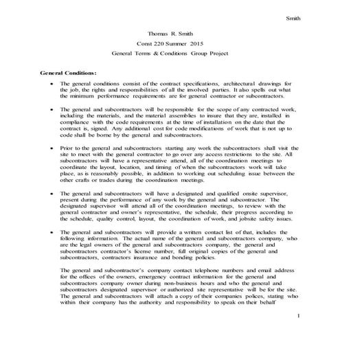 This is an example small construction contract based upon an act.docx