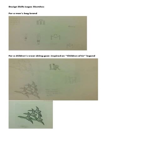 Design Skills Logos Sketches