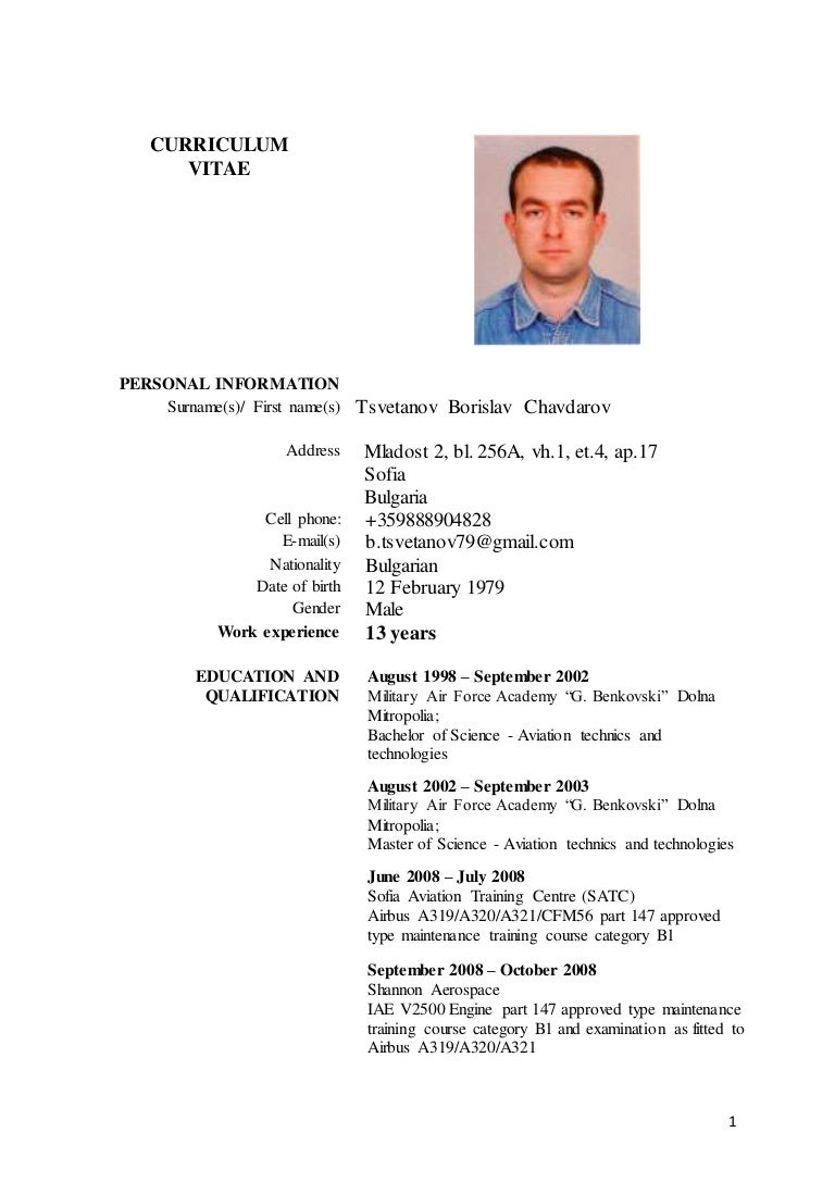 Borislav Tsvetanov Cv
