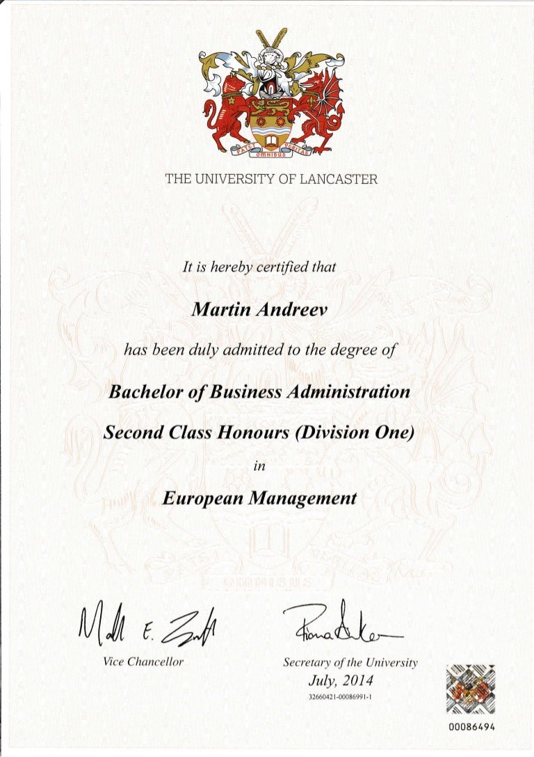 degree classification