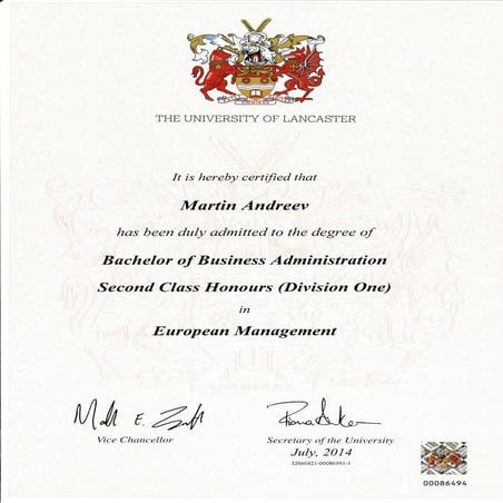 Lancaster University - Transcript