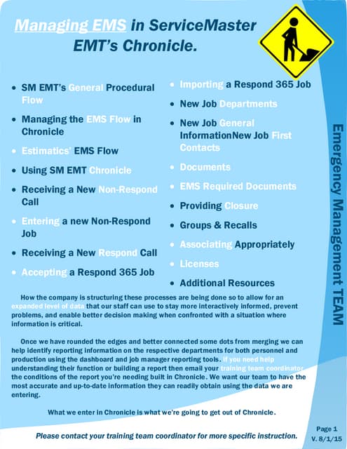 Datix Handler Training manual | PDF