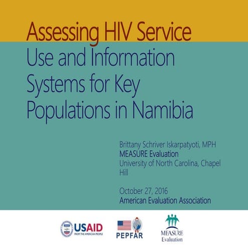 Assessing HIV Service: Use and Information Systems for Key Populations in Nam...