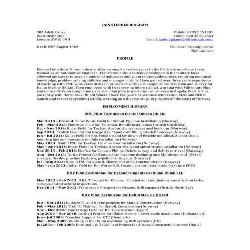 Ray Carroll Offshore c.v. | DOC