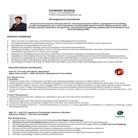 Sundeep_Kumar- Management Consultant