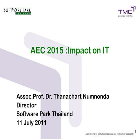 AEC 2015 :Impact on IT